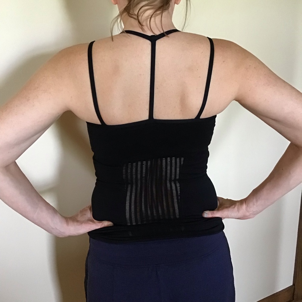 Zella black yoga top